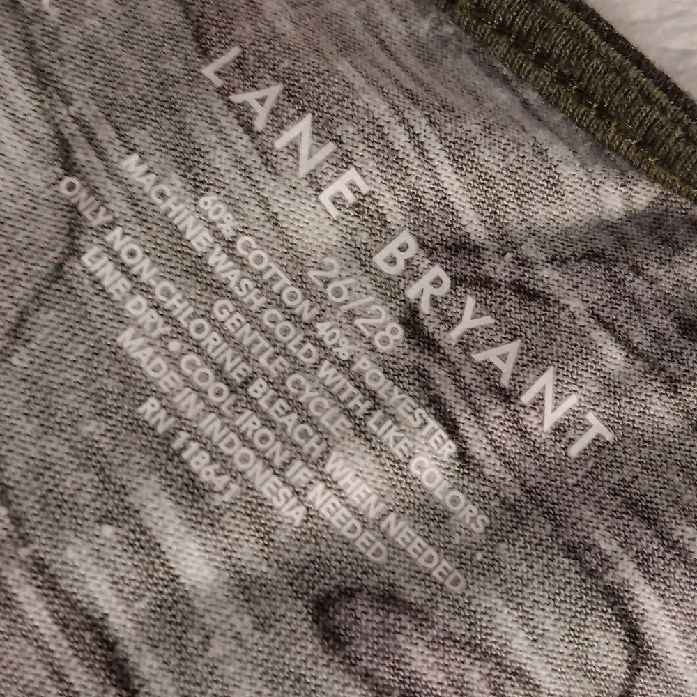 Lane Bryant Camo Babydoll Top - Picture 5 of 7